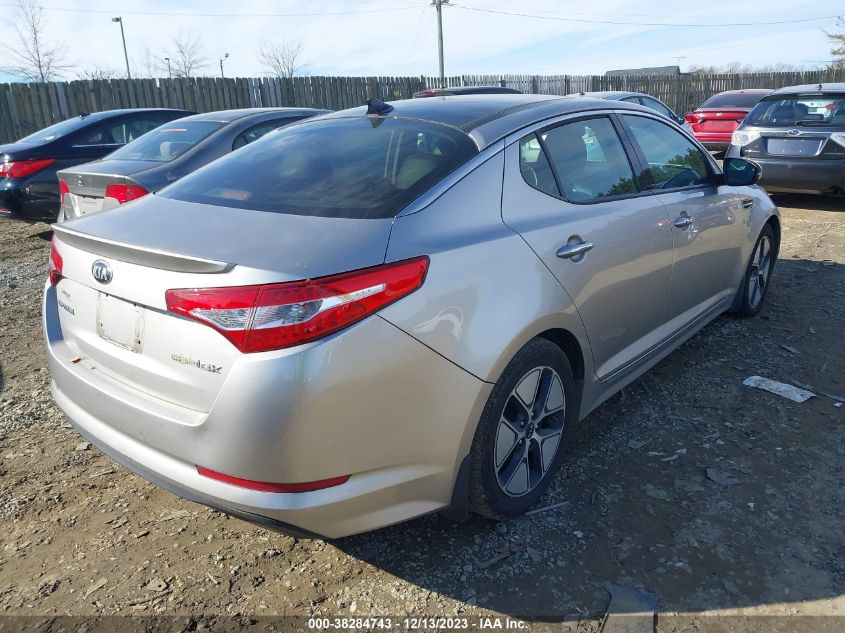 2013 KIA OPTIMA HYBRID EX - KNAGM4AD3D5057004
