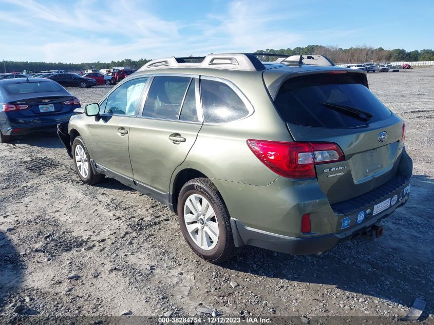 2017 SUBARU OUTBACK 2.5I PREMIUM - 4S4BSACC3H3214467