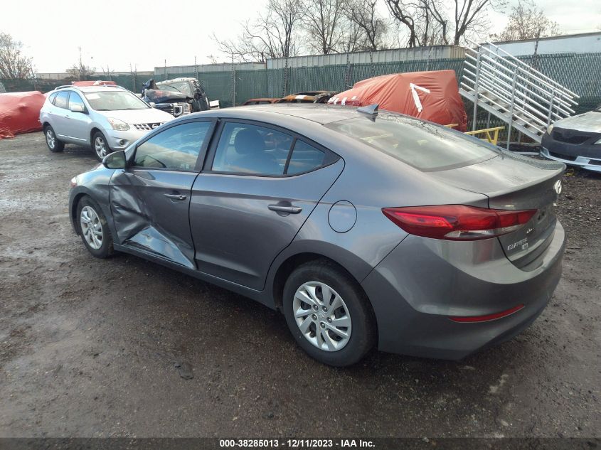 2018 HYUNDAI ELANTRA SE - 5NPD74LF1JH384699