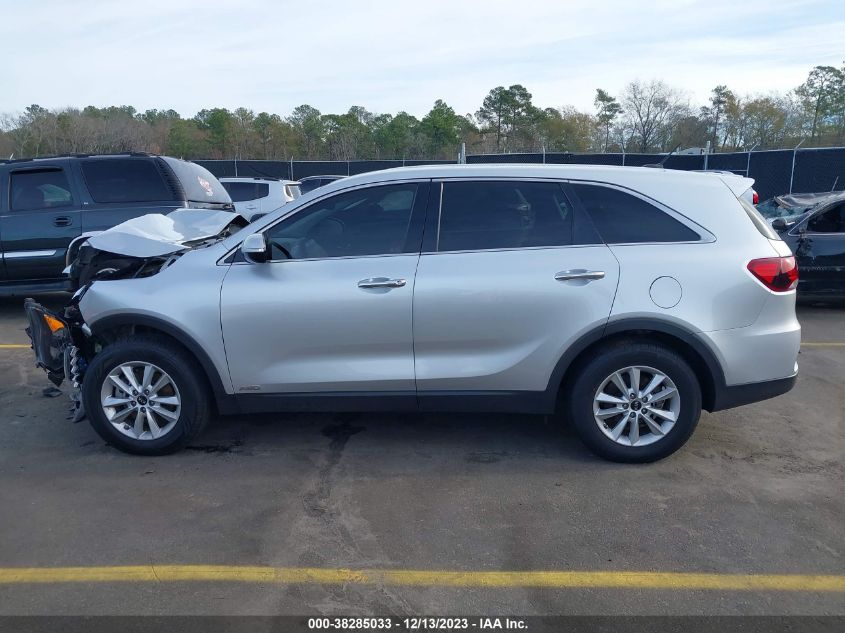 2019 KIA SORENTO 3.3L LX - 5XYPGDA59KG449539