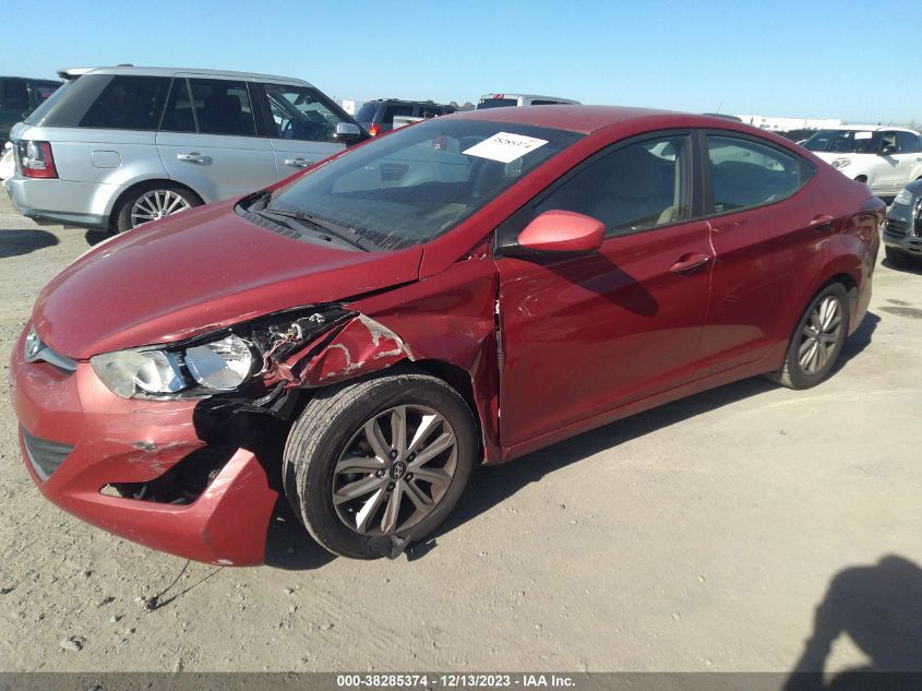 2014 HYUNDAI ELANTRA SE ULSAN PLANT - KMHDH4AE3EU052908