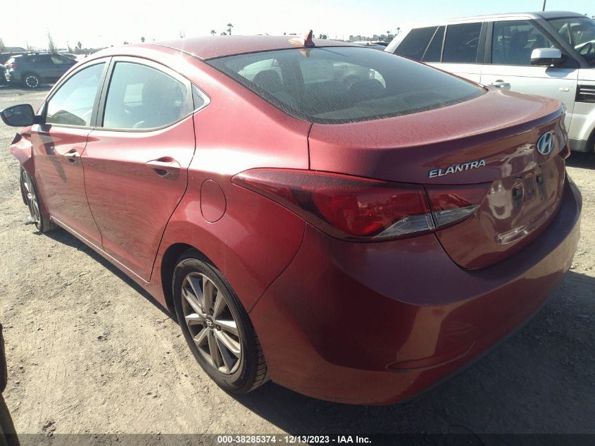 2014 HYUNDAI ELANTRA SE ULSAN PLANT - KMHDH4AE3EU052908