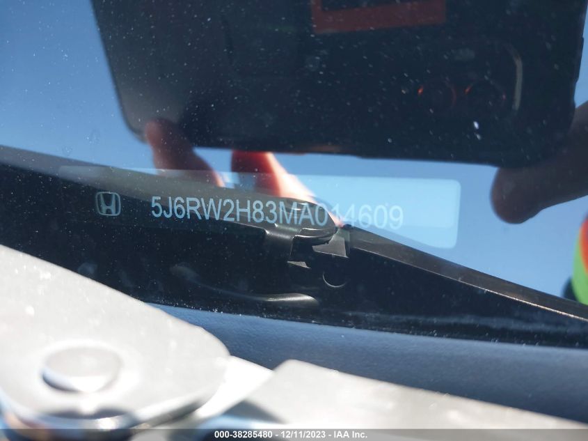 2021 HONDA CR-V EXL - 5J6RW2H83MA014609