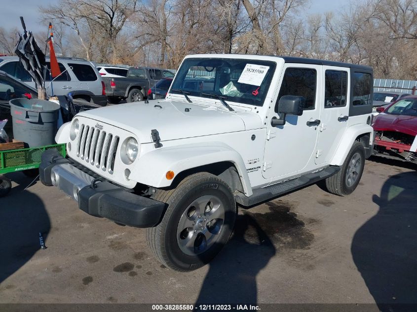 2016 JEEP WRANGLER UNLIMITED SAHARA - 1C4BJWEGXGL328923