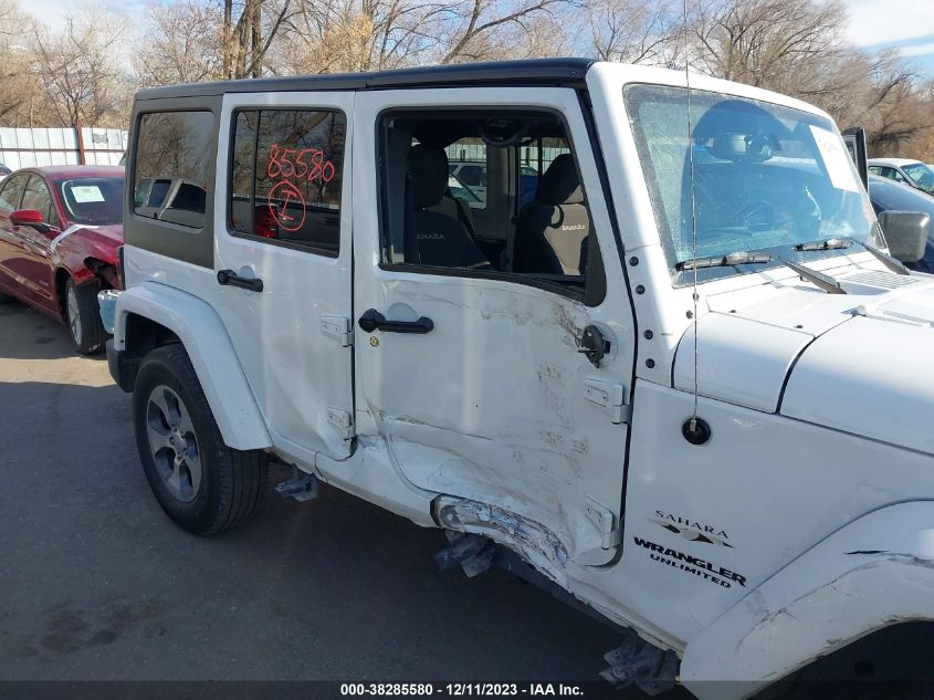 2016 JEEP WRANGLER UNLIMITED SAHARA - 1C4BJWEGXGL328923