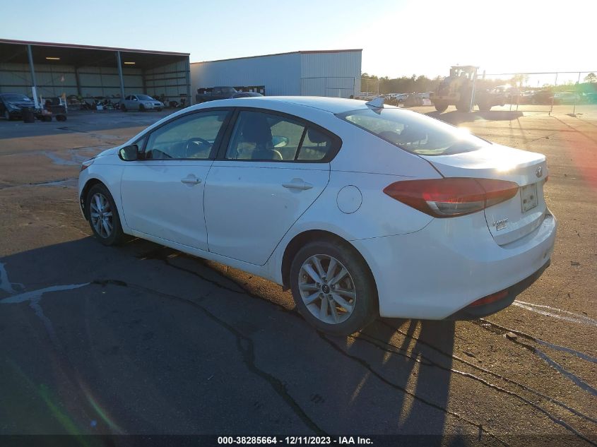 2017 KIA FORTE LX - 3KPFL4A71HE076463