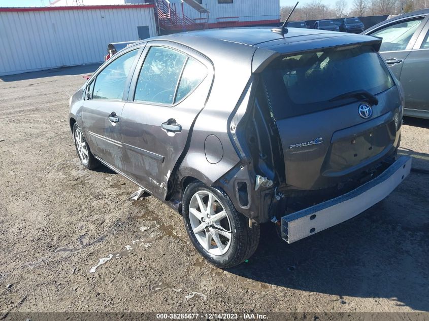 2013 TOYOTA PRIUS C THREE - JTDKDTB35D1039897