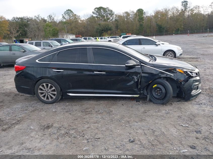 2017 HYUNDAI SONATA SPORT/LIMITED - 5NPE34AF9HH478536