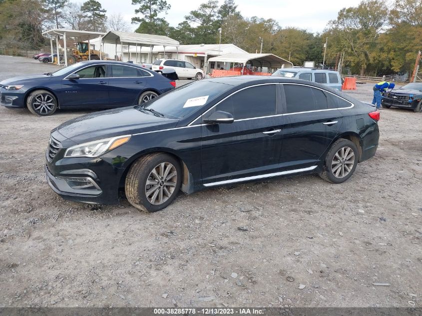 2017 HYUNDAI SONATA SPORT/LIMITED - 5NPE34AF9HH478536