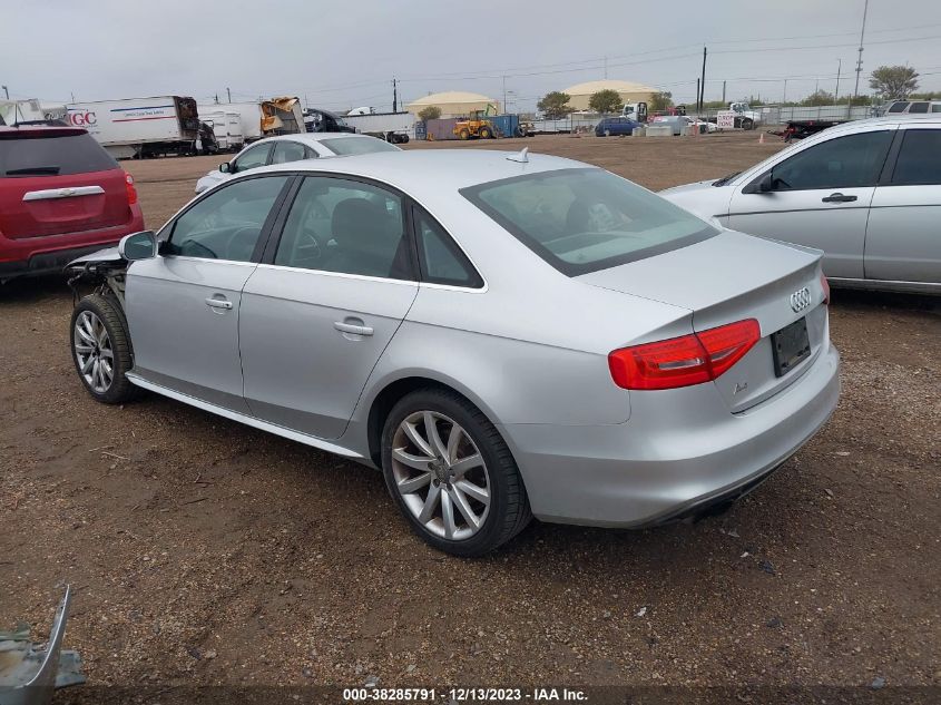 2014 AUDI A4 2.0T PREMIUM - WAUAFAFLXEN012495