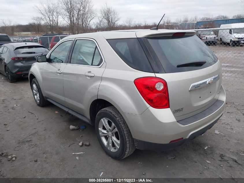 2013 CHEVROLET EQUINOX LS - 2GNALBEK7D6370075