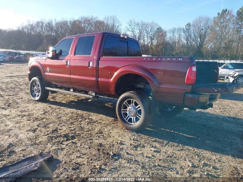 2015 FORD F-250 LARIAT - 1FT7W2BT0FEA62655