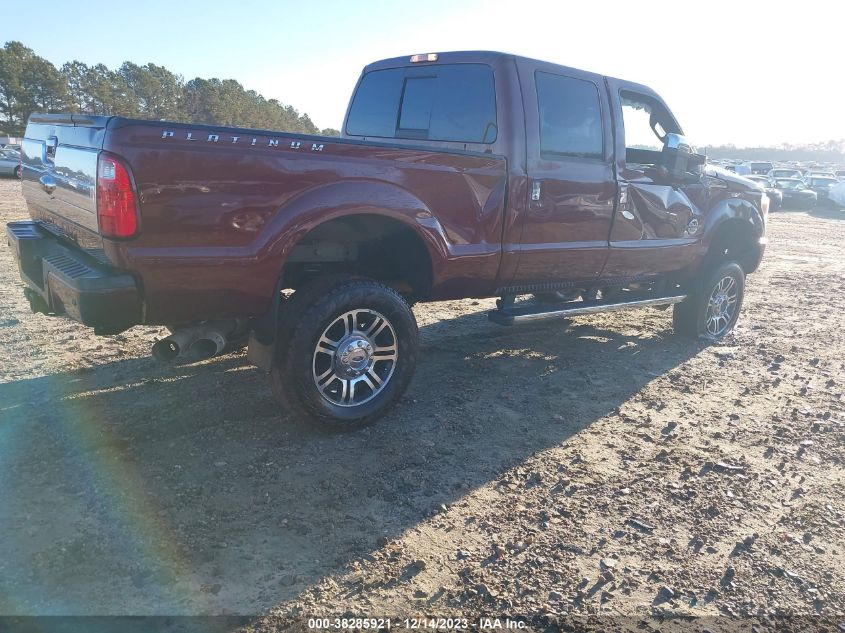 2015 FORD F-250 LARIAT - 1FT7W2BT0FEA62655