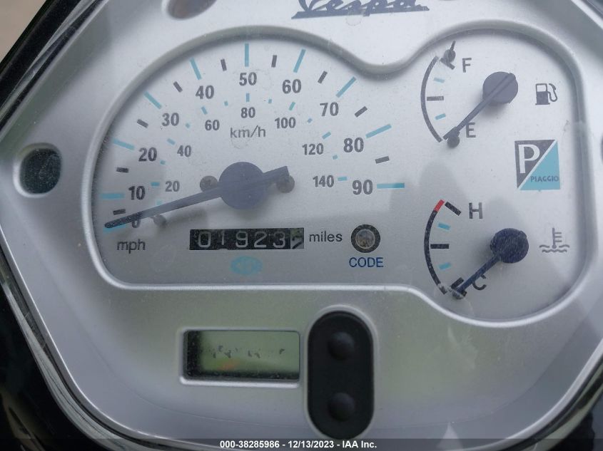 2006 VESPA GRANTURISMO 200 ZAPM319K565004560