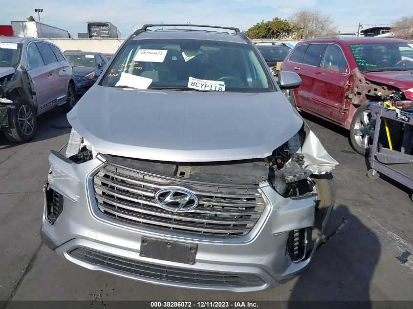 2018 HYUNDAI SANTA FE SE - KM8SM4HF1JU267800