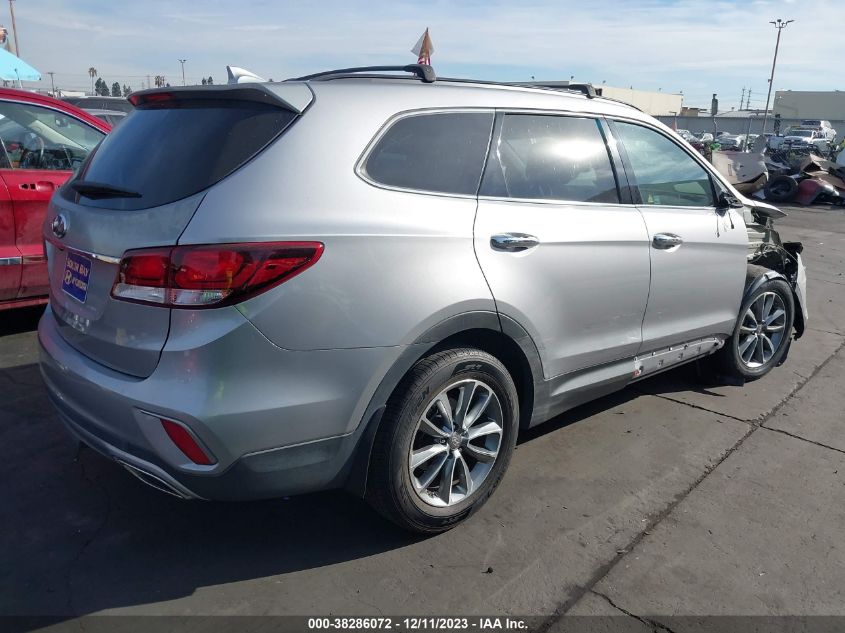2018 HYUNDAI SANTA FE SE - KM8SM4HF1JU267800