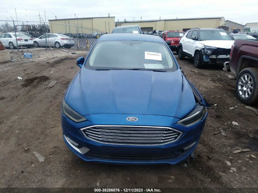 2017 FORD FUSION SE - 3FA6P0HD7HR396152