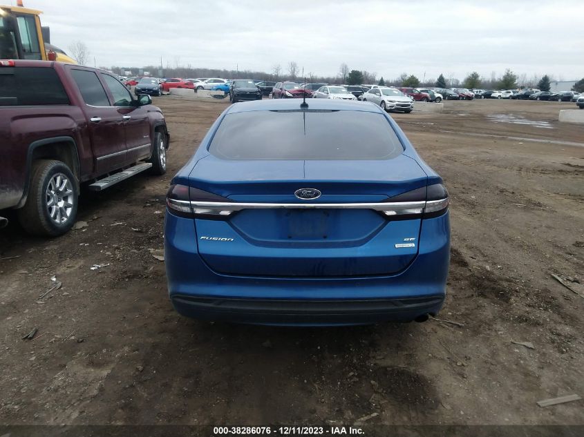 2017 FORD FUSION SE - 3FA6P0HD7HR396152