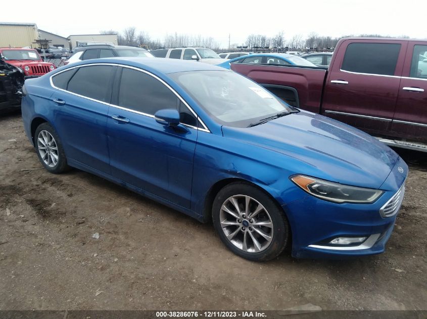 2017 FORD FUSION SE - 3FA6P0HD7HR396152