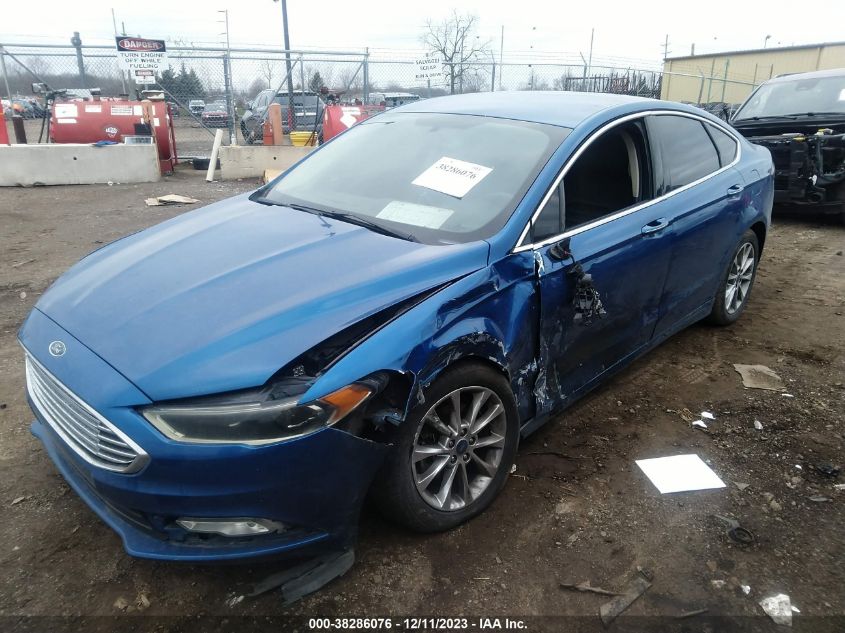 2017 FORD FUSION SE - 3FA6P0HD7HR396152