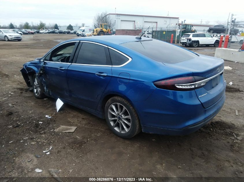 2017 FORD FUSION SE - 3FA6P0HD7HR396152