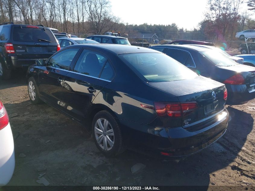 2017 VOLKSWAGEN JETTA S - 3VW2B7AJ3HM273118
