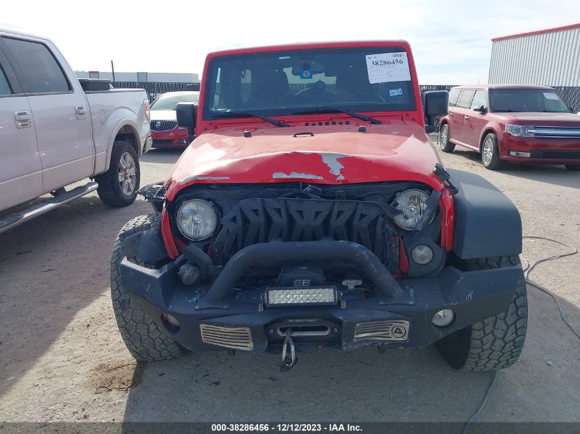 2016 JEEP WRANGLER UNLIMITED SPORT - 1C4BJWDG2GL342896