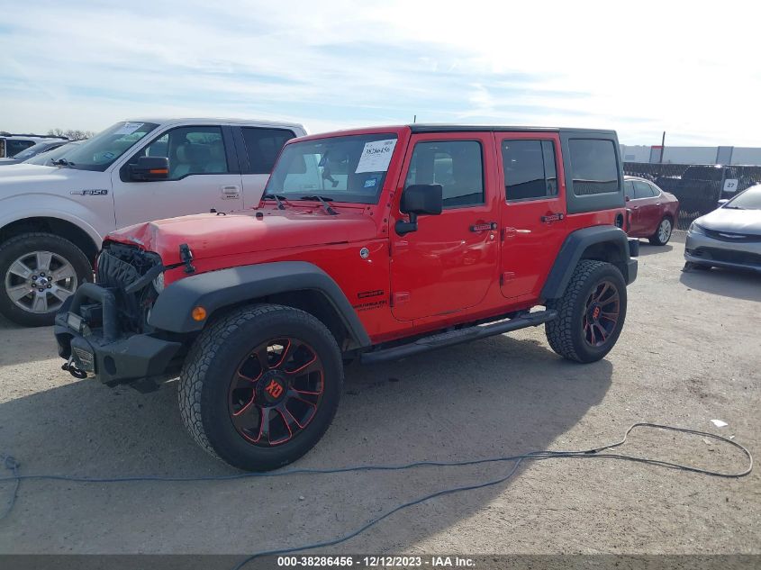 2016 JEEP WRANGLER UNLIMITED SPORT - 1C4BJWDG2GL342896
