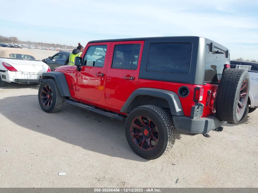 2016 JEEP WRANGLER UNLIMITED SPORT - 1C4BJWDG2GL342896
