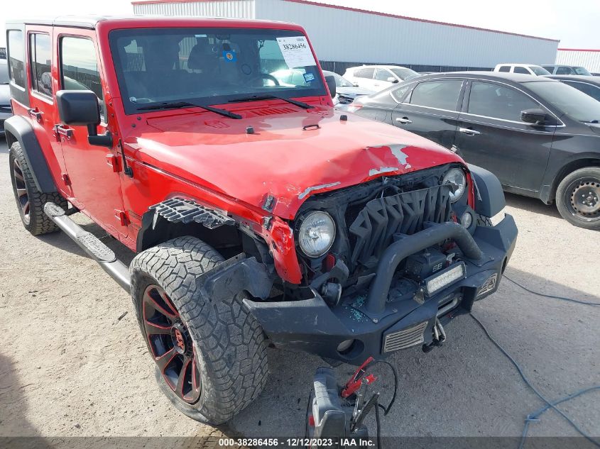 2016 JEEP WRANGLER UNLIMITED SPORT - 1C4BJWDG2GL342896