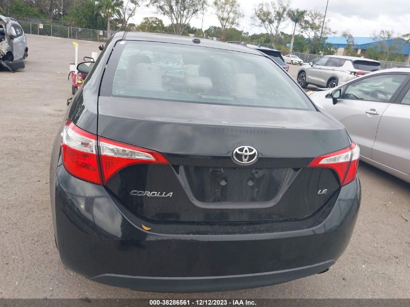 2016 TOYOTA COROLLA LE - 2T1BURHE2GC491009