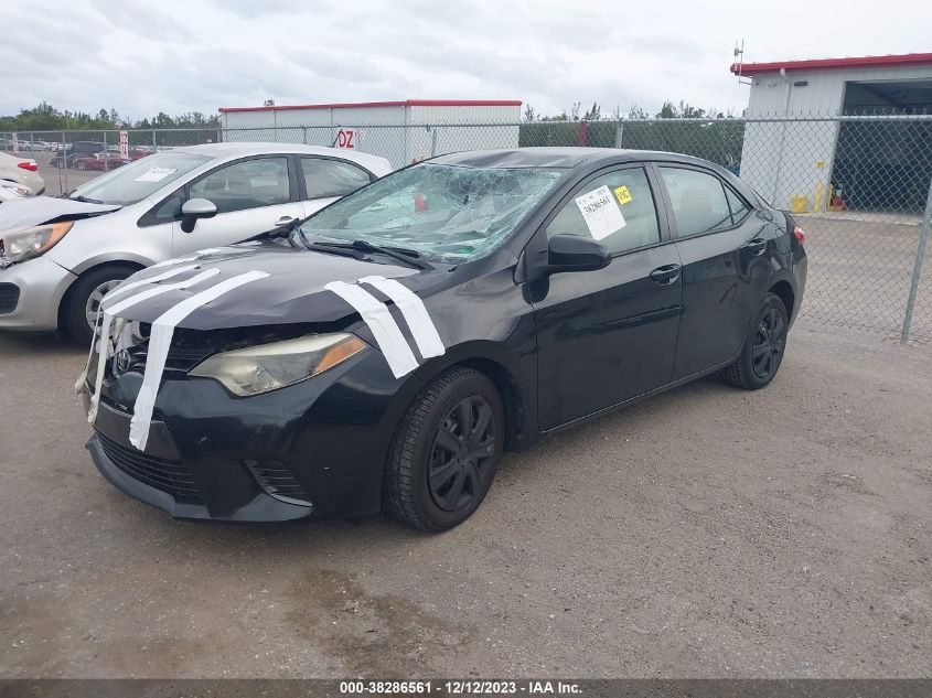 2016 TOYOTA COROLLA LE - 2T1BURHE2GC491009