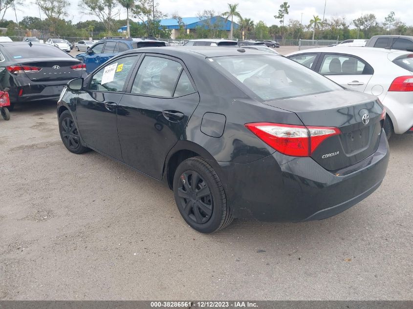 2016 TOYOTA COROLLA LE - 2T1BURHE2GC491009