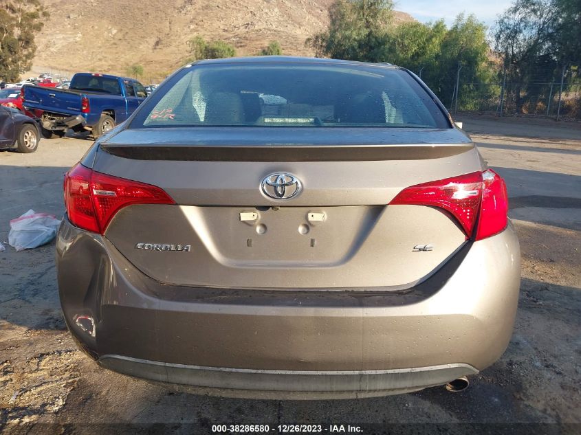 2017 TOYOTA COROLLA SE - 5YFBURHE8HP589298