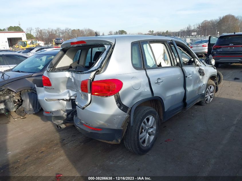 2013 VOLKSWAGEN TIGUAN S/SE/SEL - WVGAV3AX0DW620414