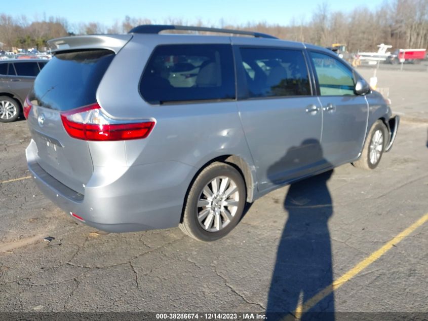 5TDDZ3DC7HS151911 2017 TOYOTA SIENNA, photo no. 4