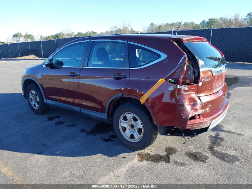 2015 HONDA CR-V LX - 3CZRM3H32FG702623