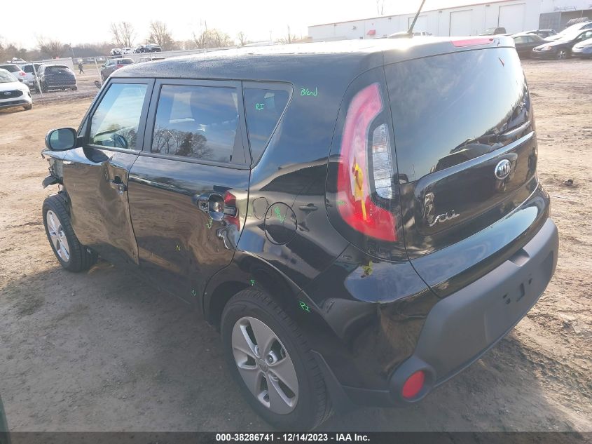 2016 KIA SOUL - KNDJN2A25G7320661
