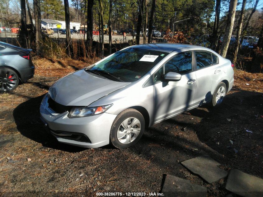 2014 HONDA CIVIC LX - 2HGFB2F58EH529686