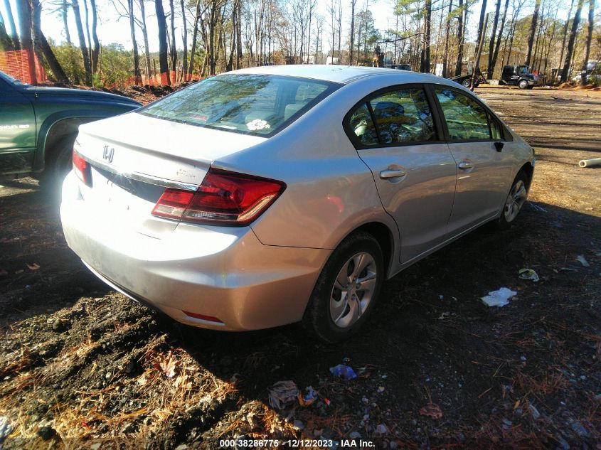2014 HONDA CIVIC LX - 2HGFB2F58EH529686