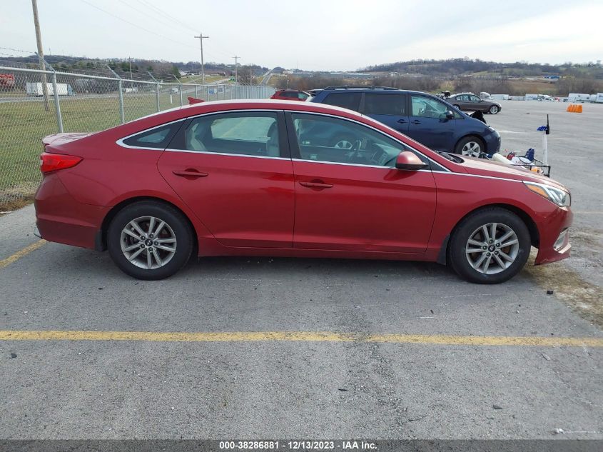 2015 HYUNDAI SONATA SE - 5NPE24AF2FH158085