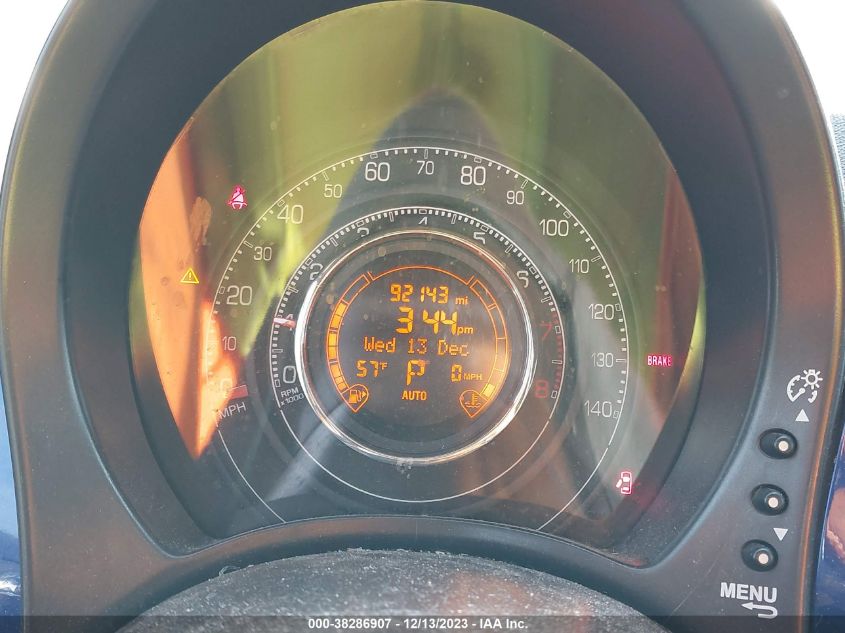 2014 FIAT 500 SPORT - 3C3CFFBR3ET291635