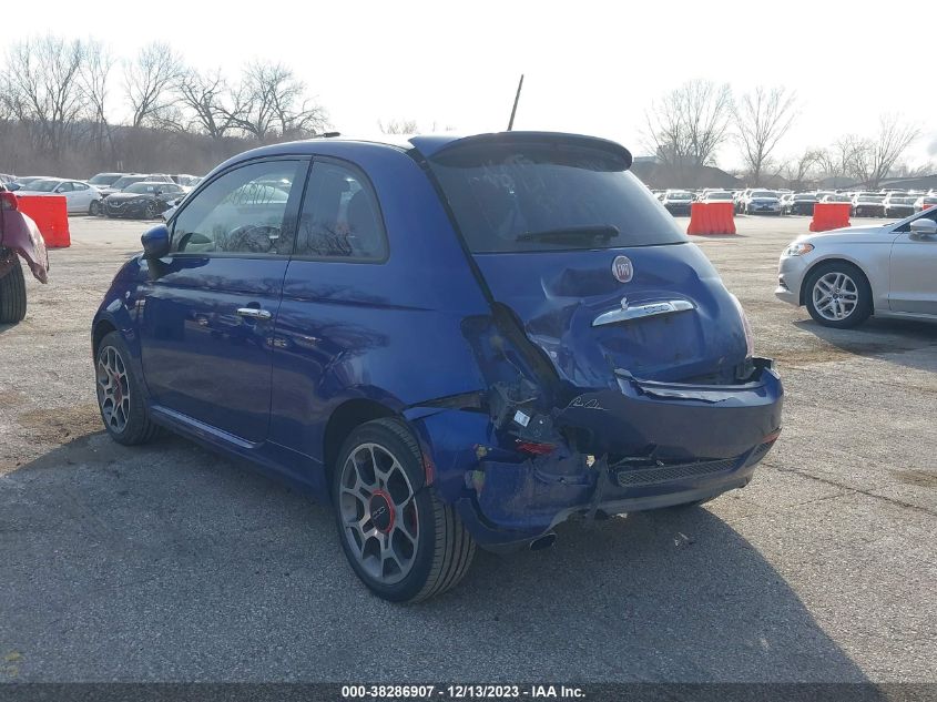 2014 FIAT 500 SPORT - 3C3CFFBR3ET291635