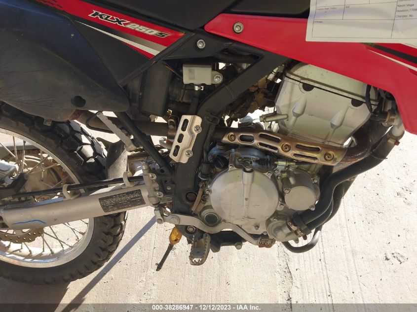 2012 KAWASAKI KLX250 T JKALXMT12CDA11872