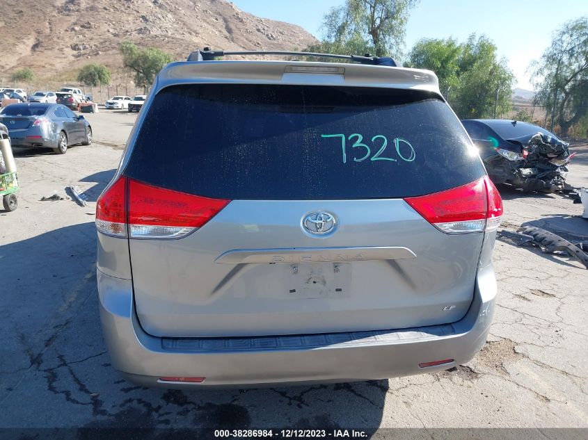 2014 TOYOTA SIENNA LE V6 8 PASSENGER - 5TDKK3DC7ES522038