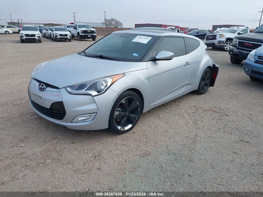 2016 HYUNDAI VELOSTER - KMHTC6AD4GU270484