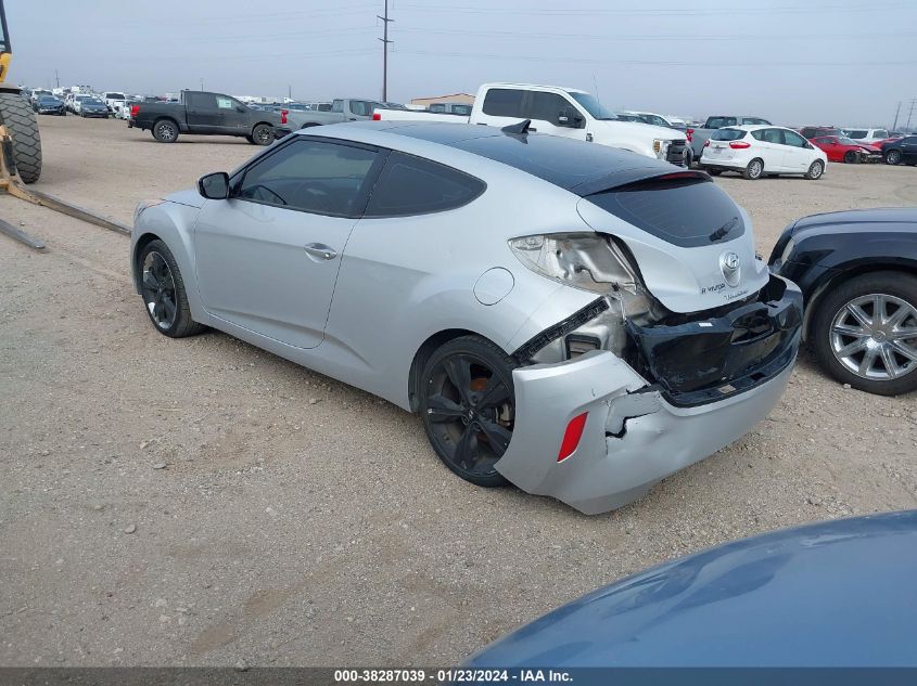 2016 HYUNDAI VELOSTER - KMHTC6AD4GU270484