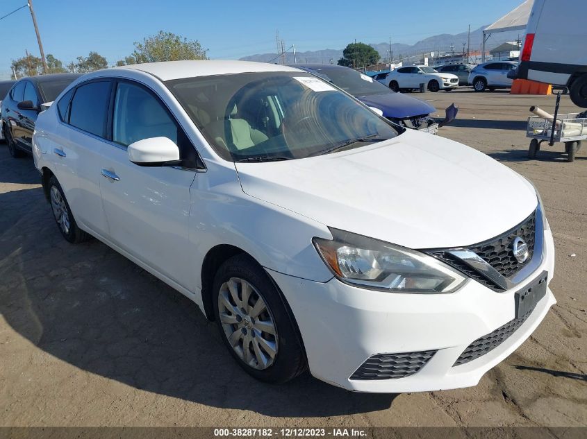 2016 NISSAN SENTRA S - 3N1AB7AP9GY289854