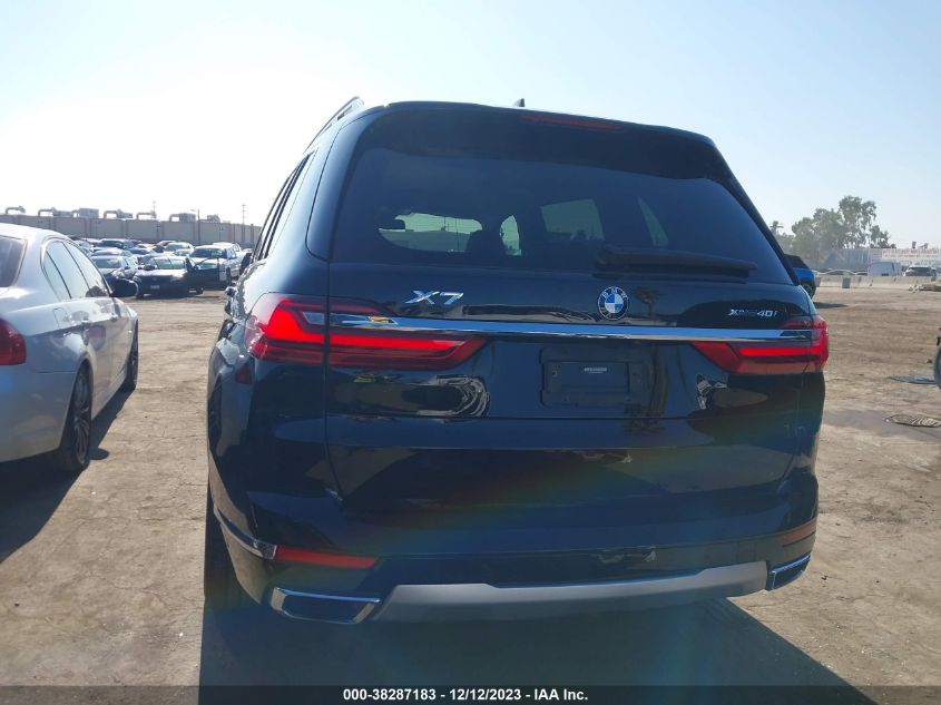 2020 BMW X7 XDRIVE40I 5UXCW2C05L9B26147