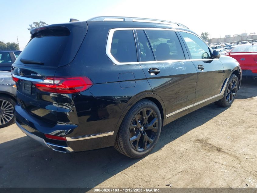 2020 BMW X7 XDRIVE40I 5UXCW2C05L9B26147